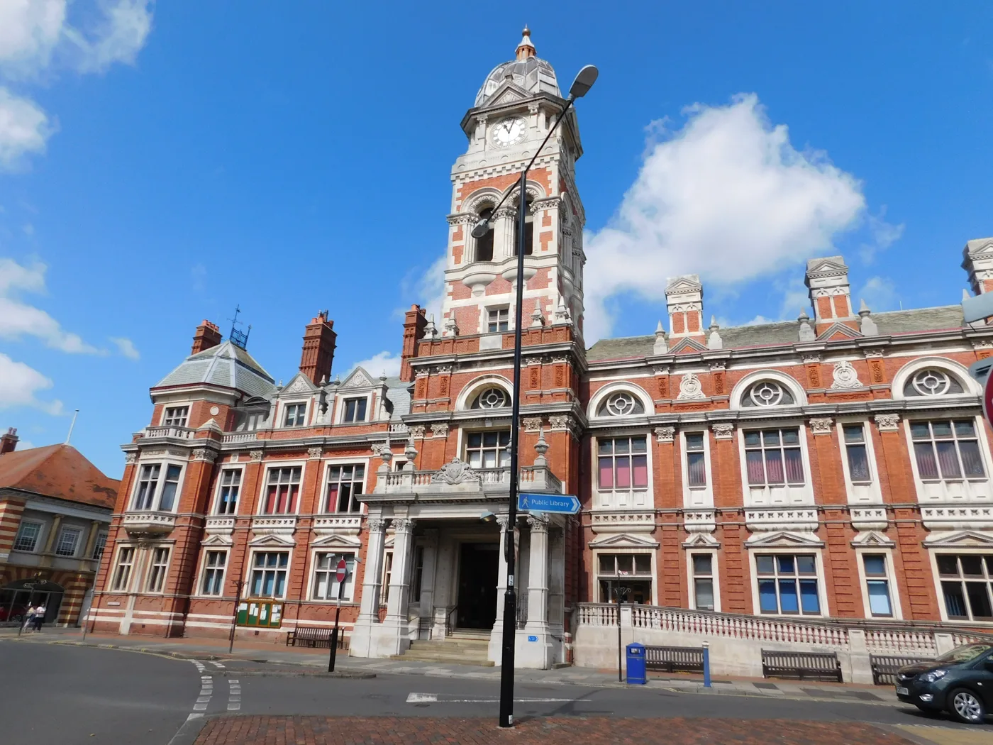 Eastbourne Town Hall on Grove Road. Under the July decision the borough council based here would have been wound up in April 2028