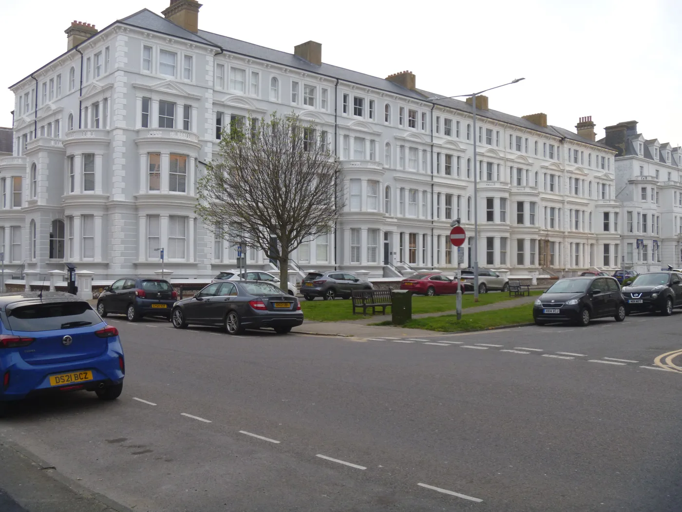 Stucco terraces in central Eastbourne. The borough average of £251,811 is a mean across every sale, from flats to detached houses